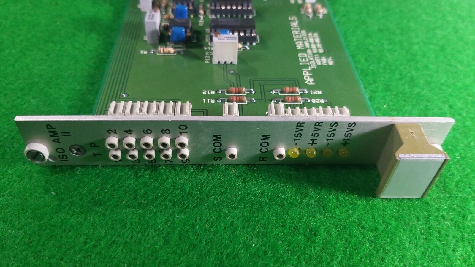 s-l1600 (2) AMAT 0100-00156 PCB ASSEMBLY ISOLATION AMPLIFIER, USED