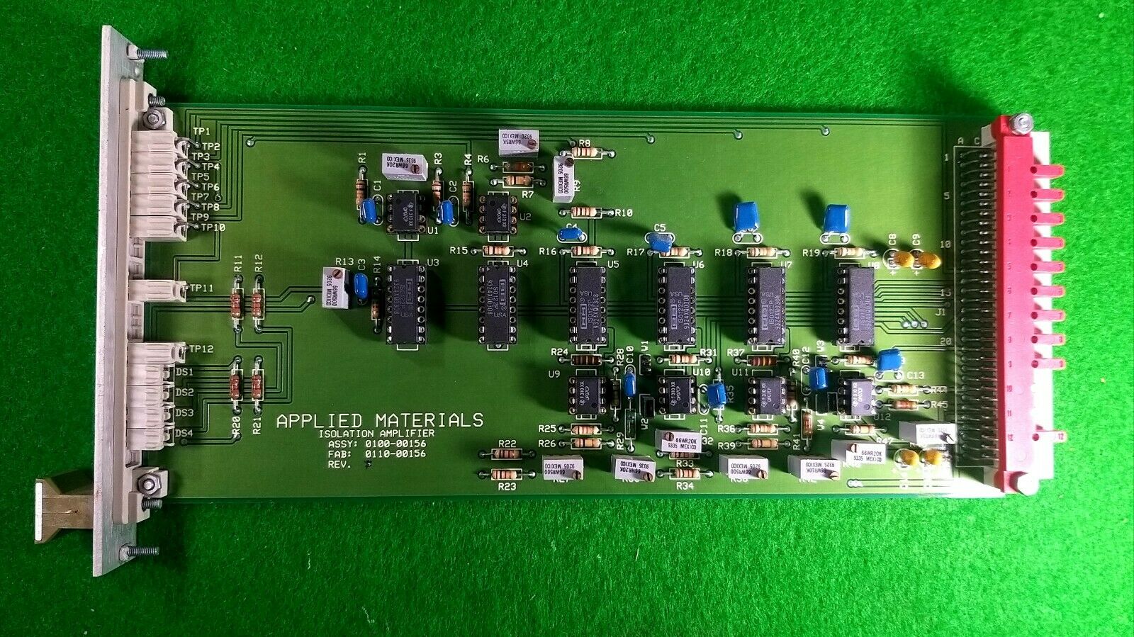 s-l1600 AMAT 0100-00156 PCB ASSEMBLY ISOLATION AMPLIFIER, USED